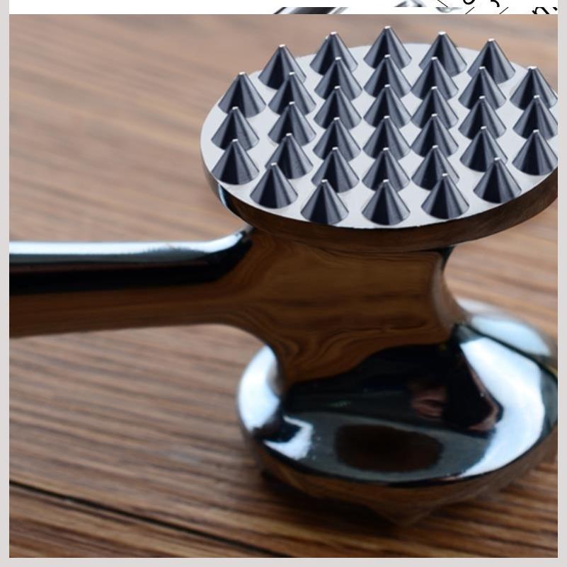 Vật Dụng Nhà Bếp Đập Búa Đập Thịt Thép Không Gỉ 304 Bít Tết Bò Bít Tết Đập Búa Đập Thịt Hộ Gia Đình Heo Tiện Ích