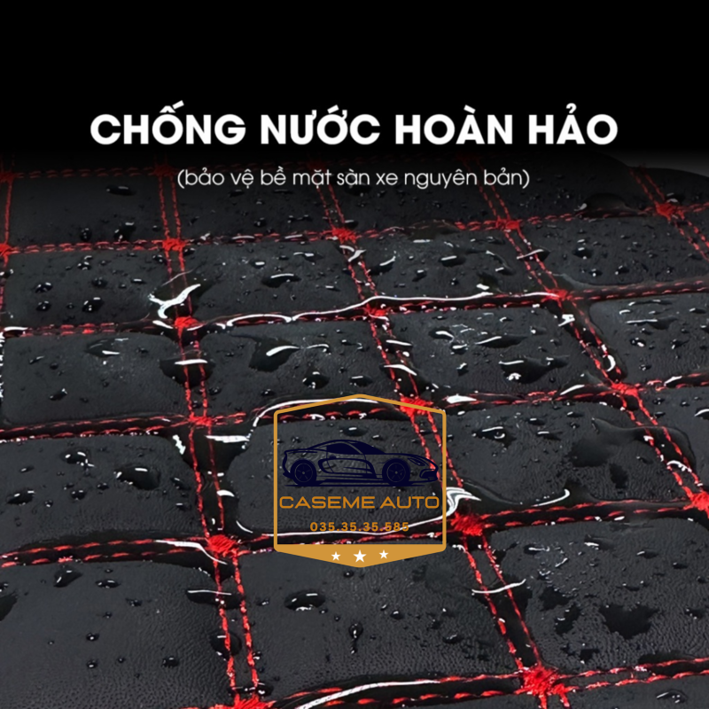 [FORD ECOSPORT] Thảm Trải Sàn, Lót Sàn Ô Tô 5D 6D Thiết Kế Theo Xe FORD ECOSPORT 2023 Chống Nước, Không Mùi - MẪU Ô VUÔNG - Hàng Chính Hãng