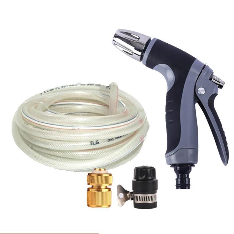 Bộ dây và vòi xịt tăng áp rửa xe tưới cây 20M 206817