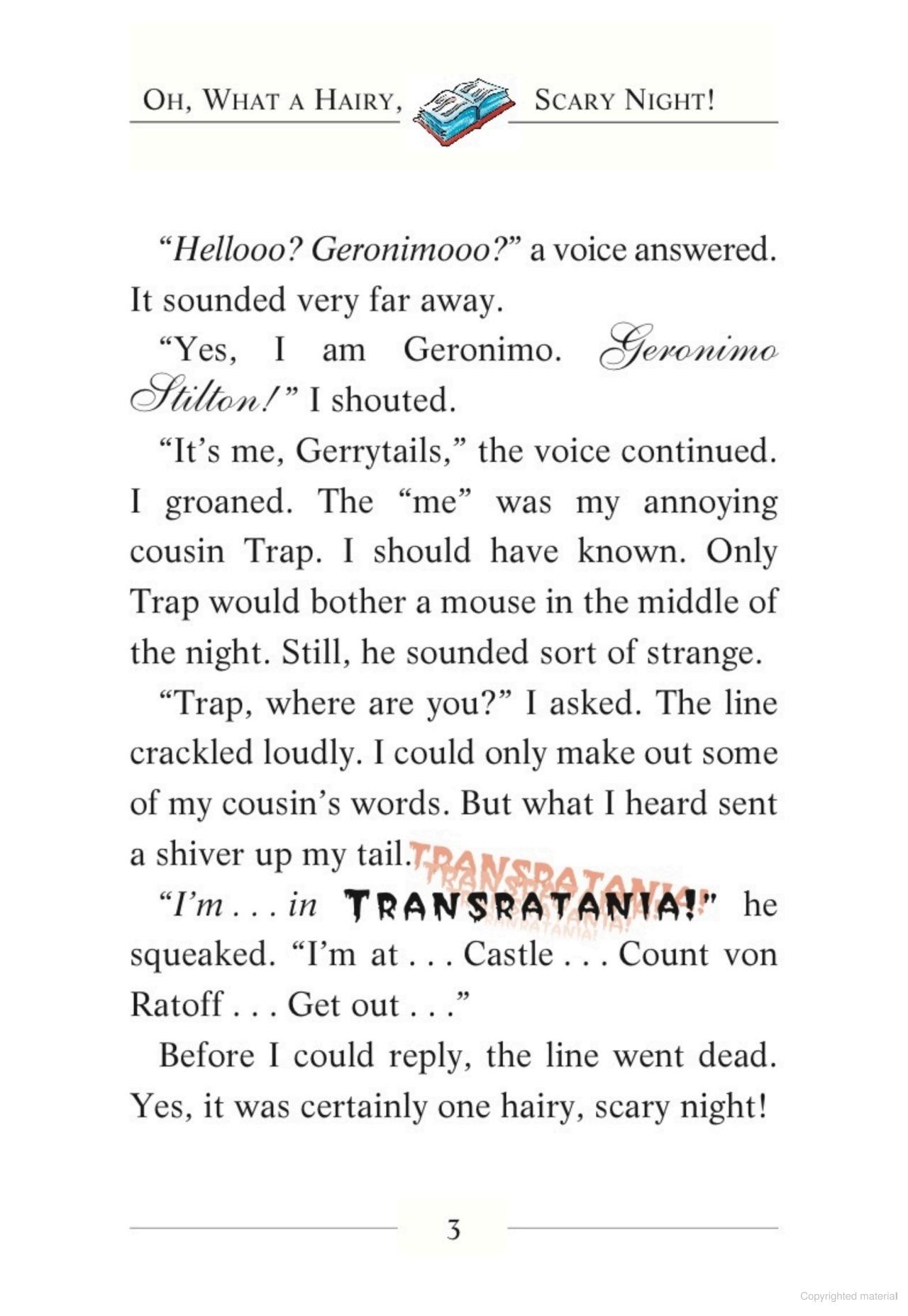 Sách ngoại văn: Geronimo Stilton - Book 7 - Red Pizzas For A Blue Count