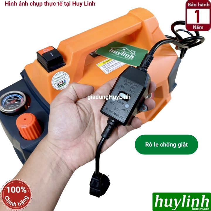 Máy rửa xe chống giật Osaka S500 - Mẫu 2024 - Công suât 3000W - Motor từ lõi đồng 100