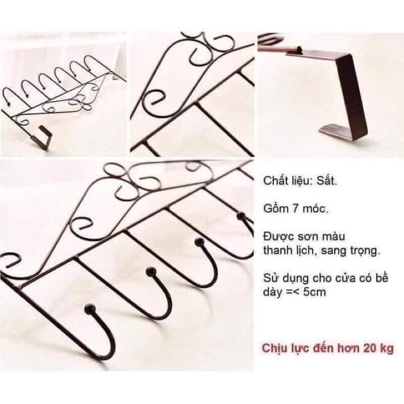 Móc treo sau cửa treo đồ dùng