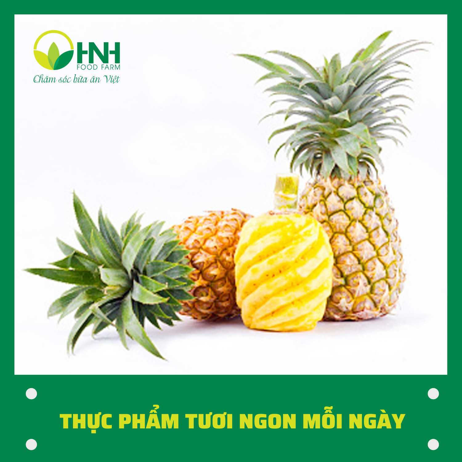 Dứa quả gọt vỏ-1quả