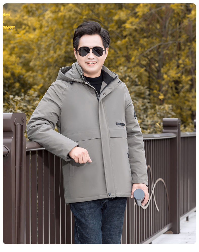 Áo Khoác Cotton Dày Ấm Có Mũ Cho Nam AK14 - hàng Quảng Châu Cao Cấp