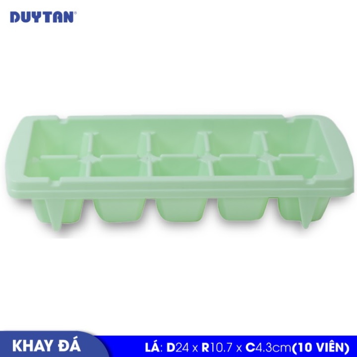 Khay đá 10 viên nhựa Duy Tân (24 x 10.7 x 4.3 cm) - 12996 - Giao màu ngẫu nhiên - Hàng chính hãng