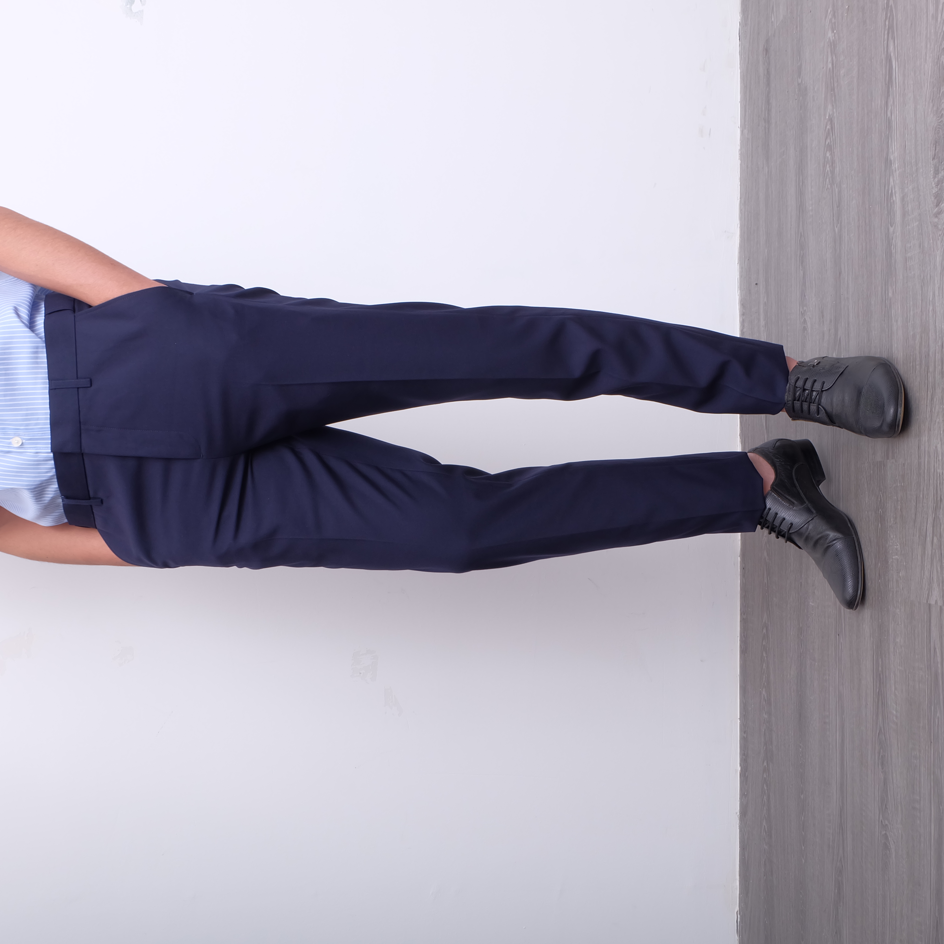 Quần âu nam ALIGRO màu navy form chuẩn slimfit, tôn dáng, chất liệu cao cấp thanh lịch, trang trọng ALGO1055