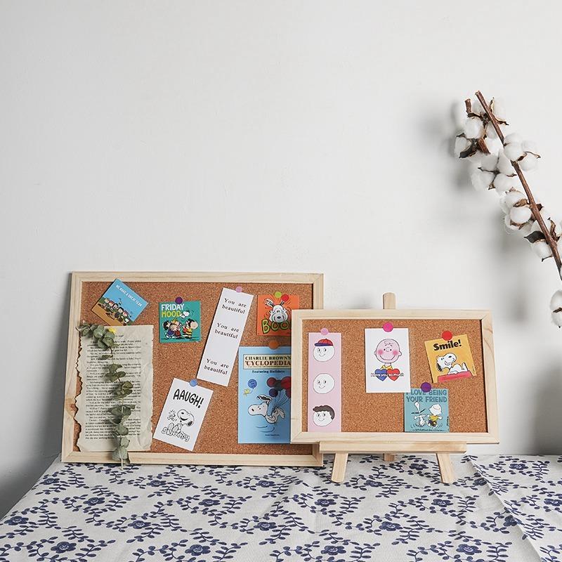 Bảng gỗ treo tường dán tranh ảnh/ghi chú đơn giản tiện dụng