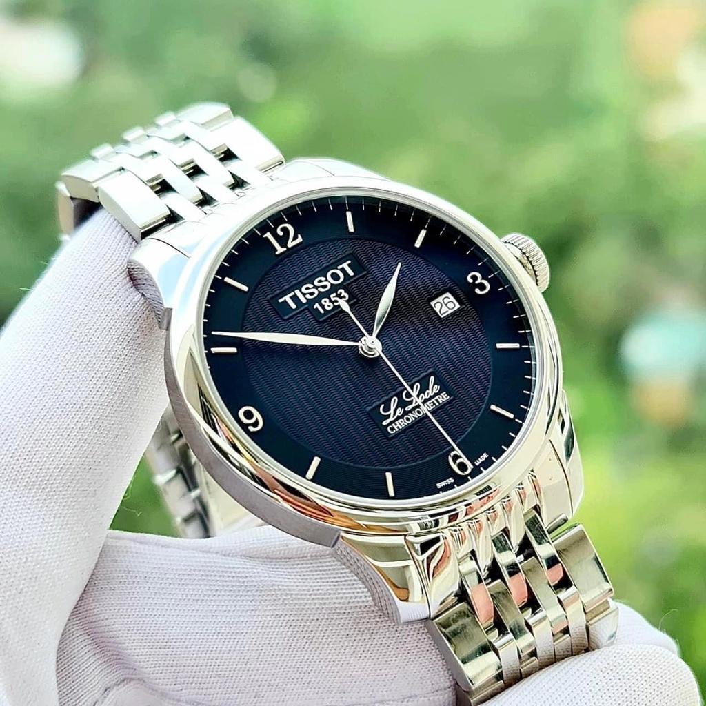 Đồng Hồ Nam  T0064081105700 Automatic mặt đen điểm chỉ giờ số (Size 39.3mm)