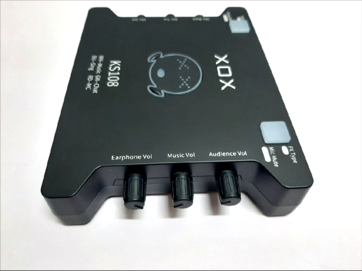 Sound card XOX KS108 (Phiên bản k10 quốc tế 2019 cải tiến ic)