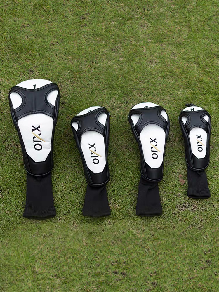 Cover Bọc đầu gậy golf da PU cao cấp chống va đập trầy xước ( Set 4 ) - BG009