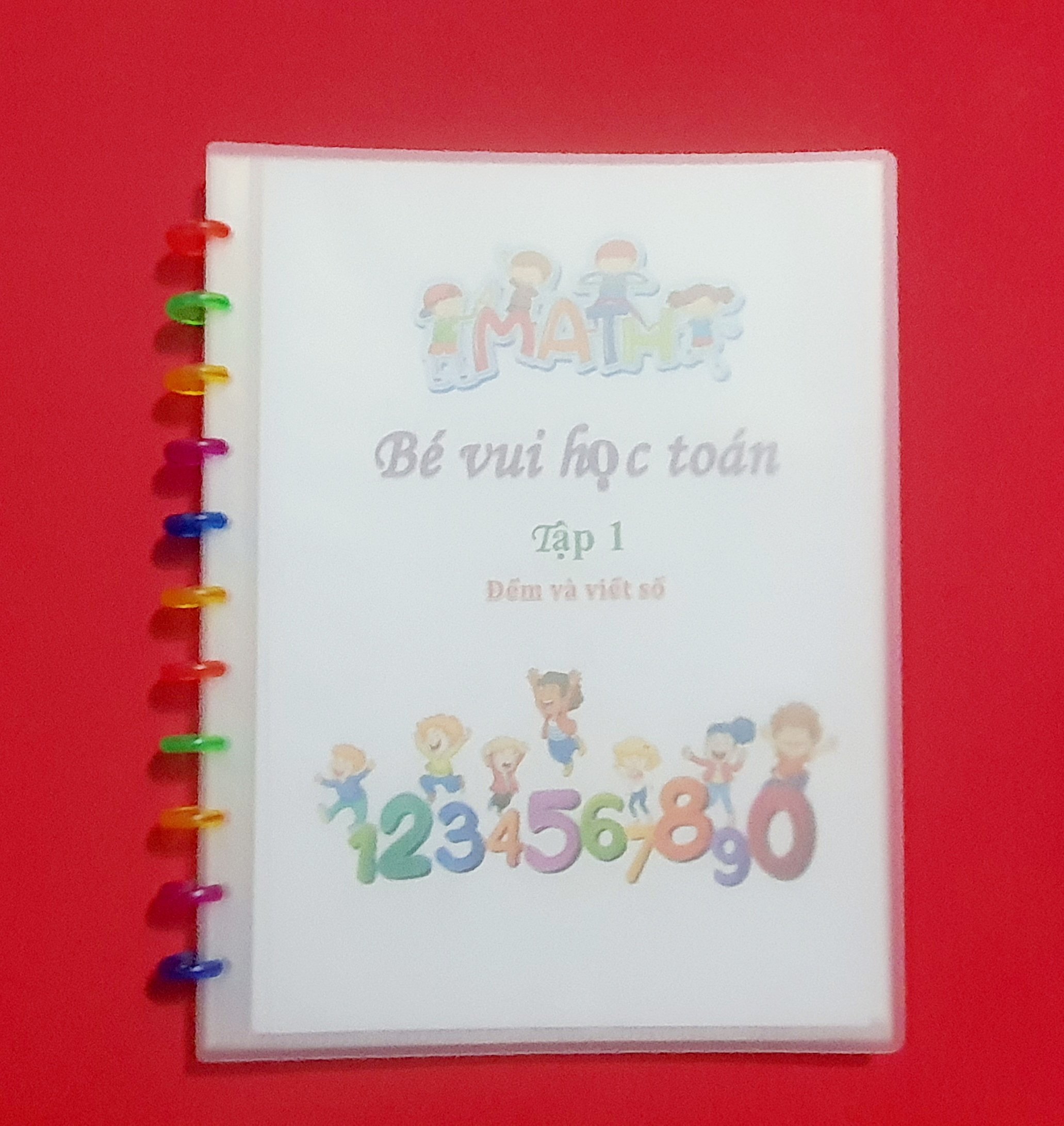 Cuốn bìa học liệu cho bé tặng 2 bút