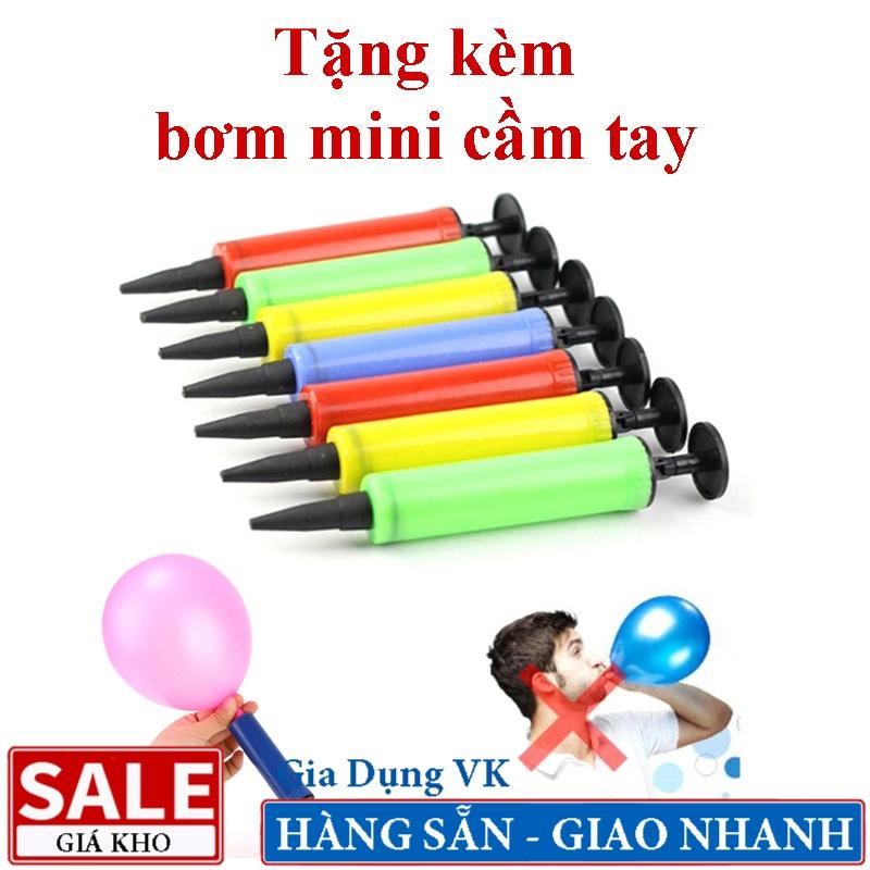 Combo Trang Trí Sinh Nhật Bóng Happy Birthday Kèm Nhiều Phụ Kiện Khác - Tặng Bơm Tay