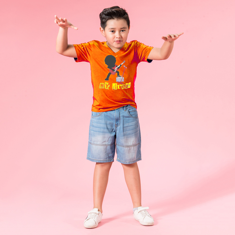 Áo Thun Bé Trai In Hình Con Người UGETHER UN07