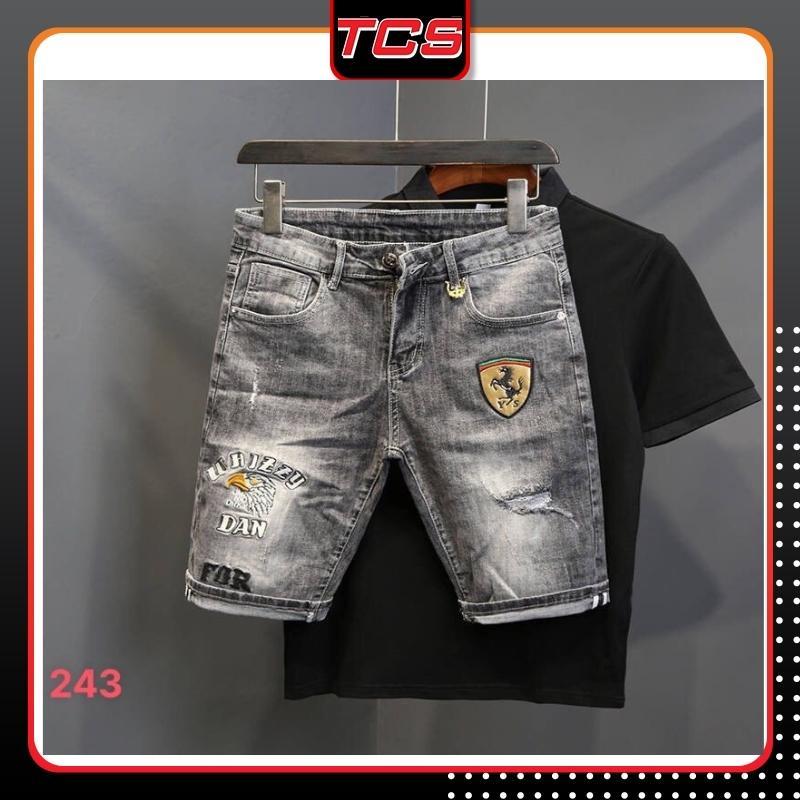 Quần short jean ,Quần short nam rách cao cấp phong cách hàn quốc đẹp giá rẻ TCS 217