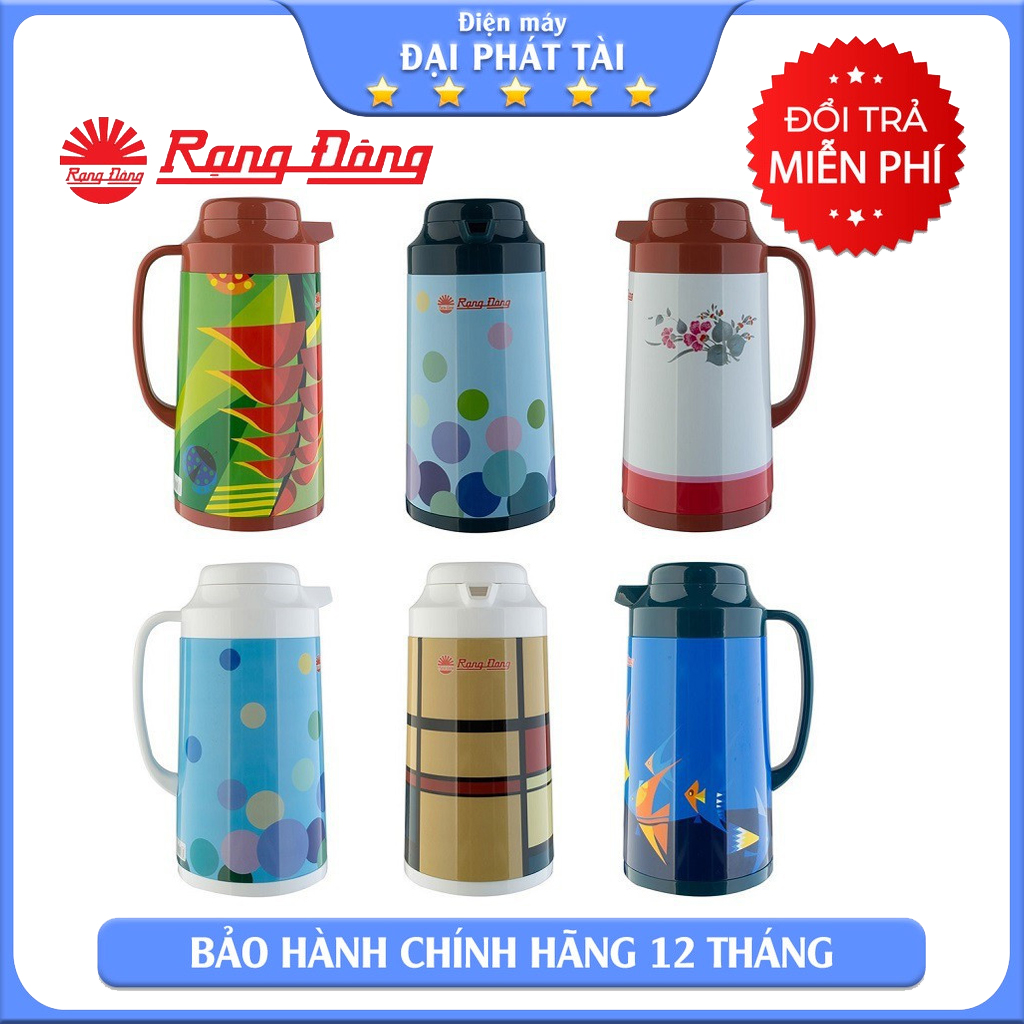 Bình Thủy Inox Rạng Đông Rd1040 Ts 1L - Giao Màu Ngẫu Nhiên
