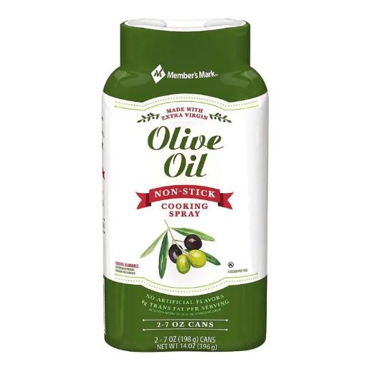 Set 2 chai Dầu oliu ăn kiêng 0 Calo eat clean, keto, gymer Member's mark 198g - olive oil