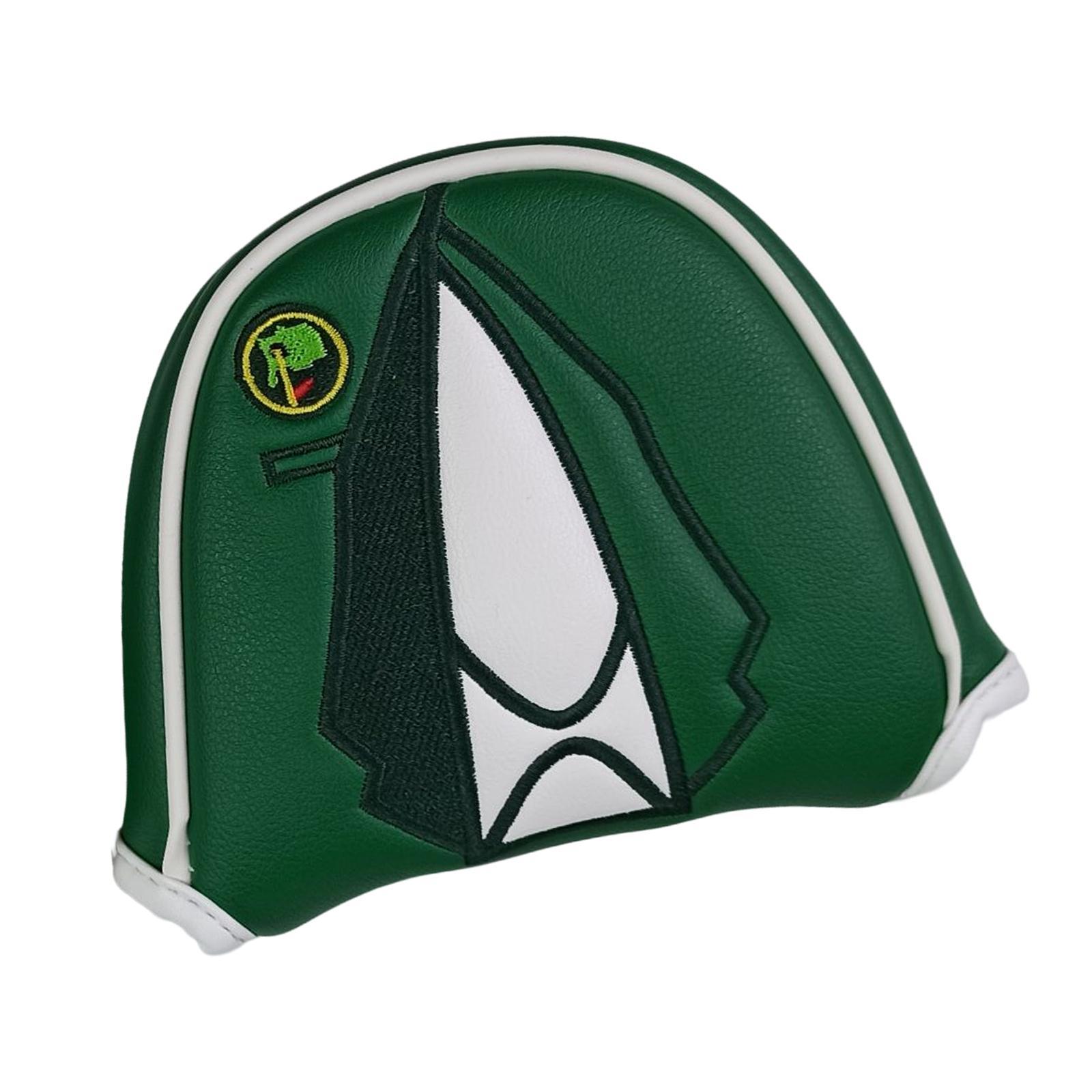 Golf Mallet Putter Head Cover  Closure Durable Waterproof PU Leather