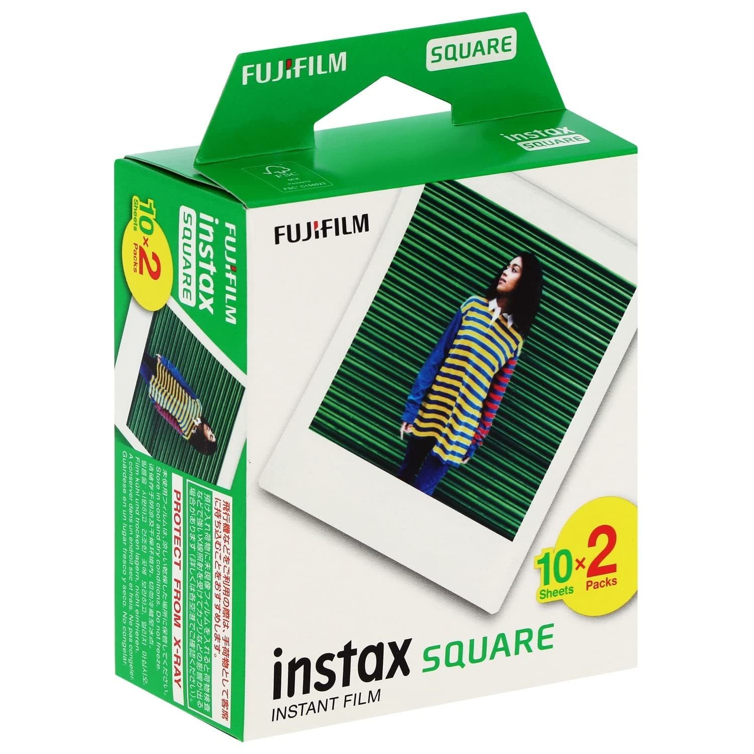 Hộp phim Instax SQUARE 20 tấm (phim trắng) - Hàng chính hãng