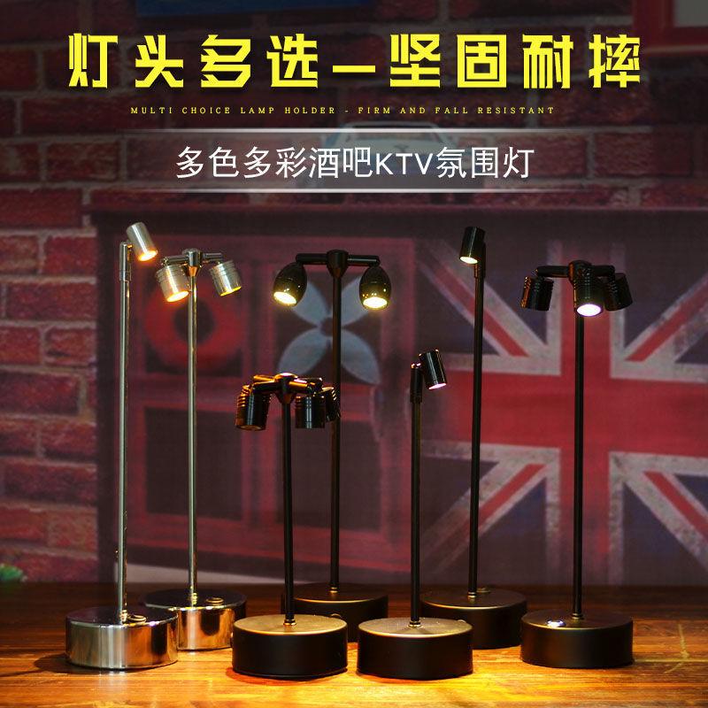 Phong cách mới nhất đèn LED có thể sạc lại đèn bàn dạng thanh cao cực đèn hai đầu nhà hàng để bàn bàn ăn rõ ràng thanh đèn bàn bầu không khí đèn đèn ban đêm nhỏ
