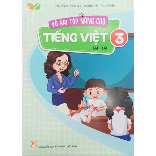 Sách - Combo vở bài tập nâng cao Tiếng Việt lớp 3 tập 1+2 (Kết nối tri thức với cuộc sống)