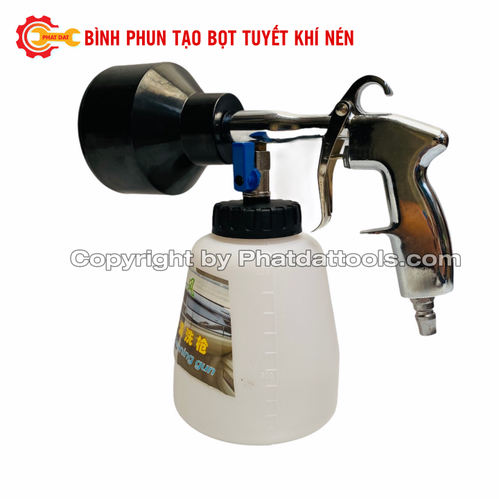 Bình phun tạo bọt tuyết dùng khí nén 1000ml - Đầu đen