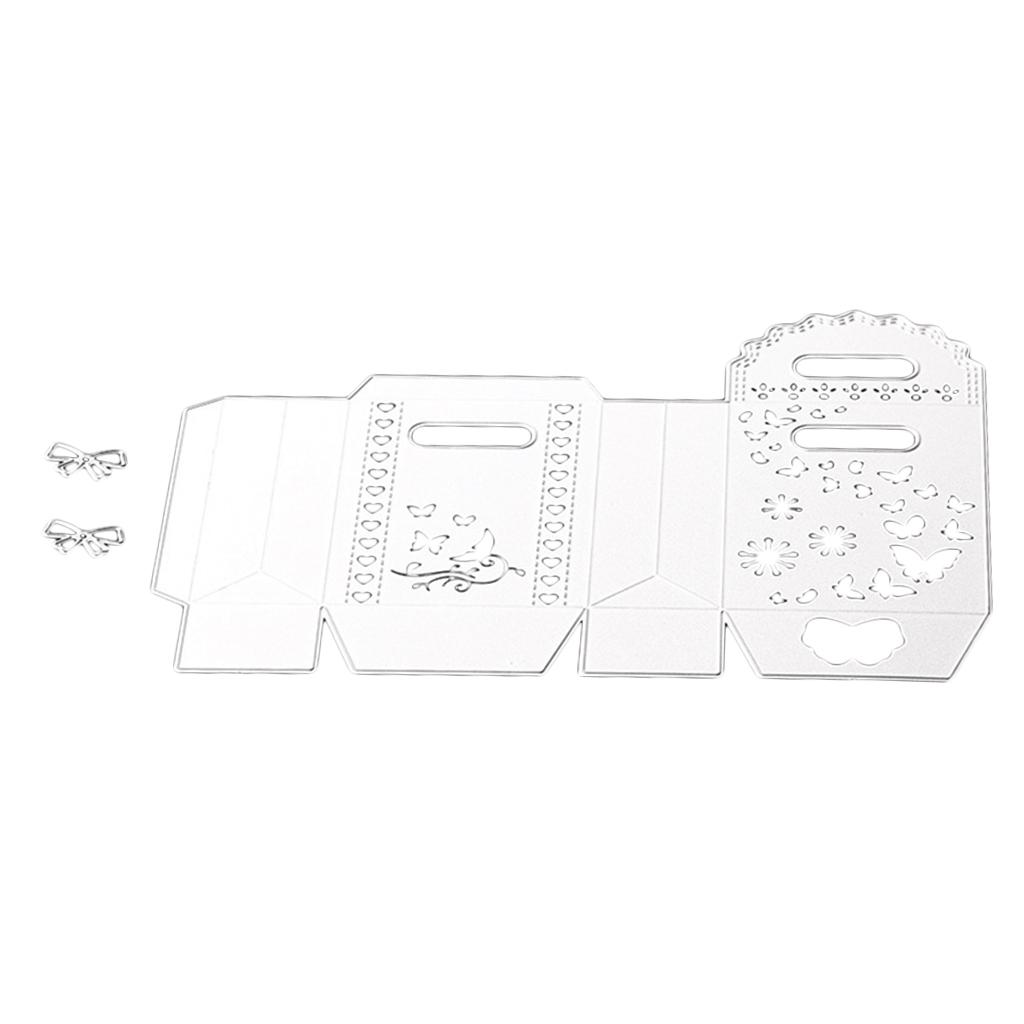 Nơ Tặng Túi Cắt Chết Stencil Thêu Sò Thẻ Dập Nổi Thủ Công