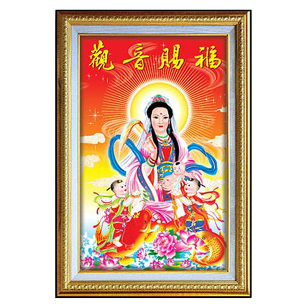 Tranh Phật Bà Quan Âm W608