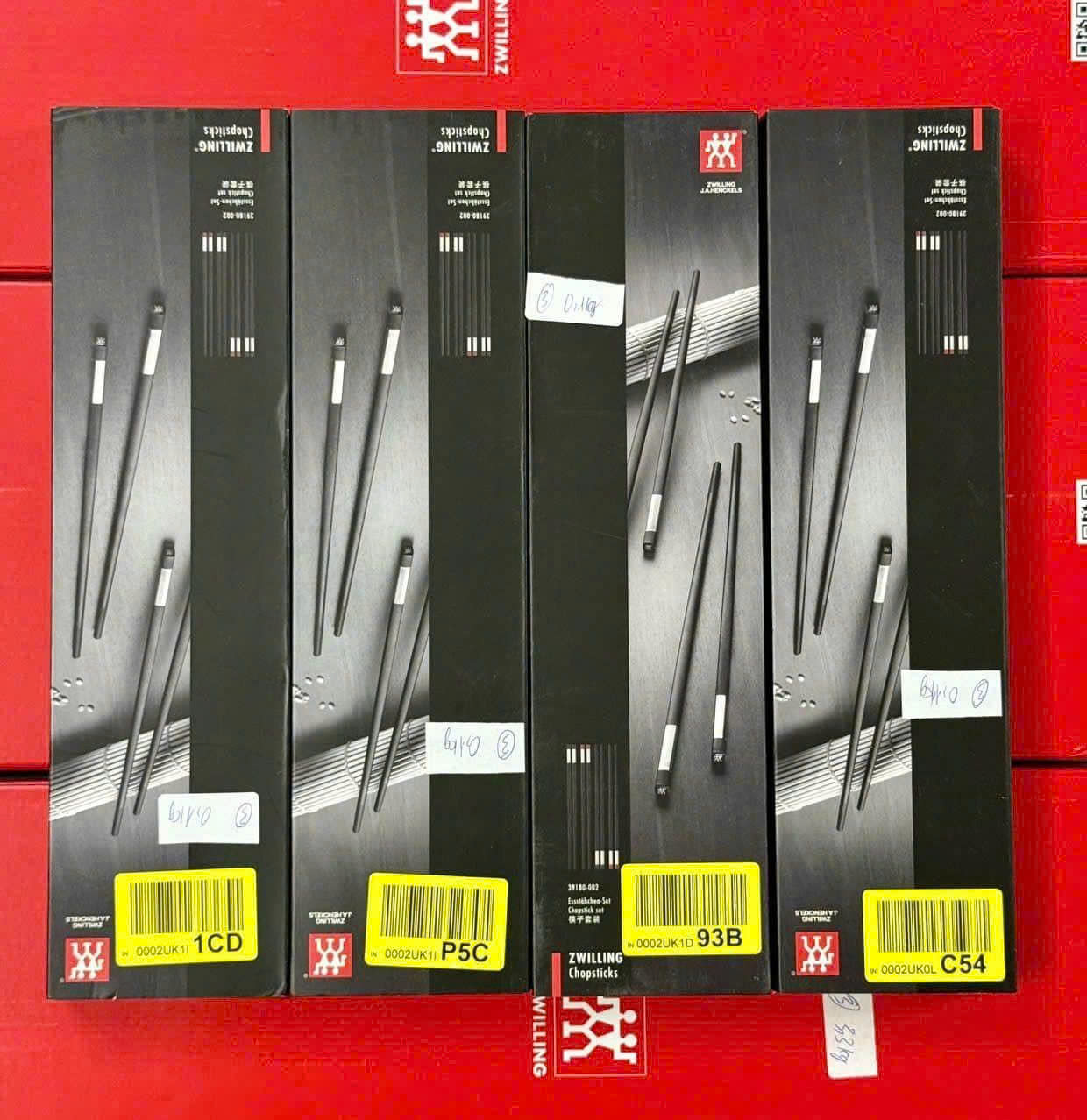 Set 4 Đôi Đũa Cao Cấp Hoàng Gia Zwilling hàng chính hãng
