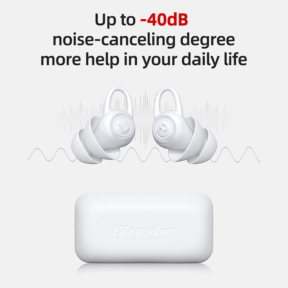 Nút tai silicon Bluedio NE -40dB Giảm tiếng ồn Cách nhiệt Bảo vệ tai Chống ồn