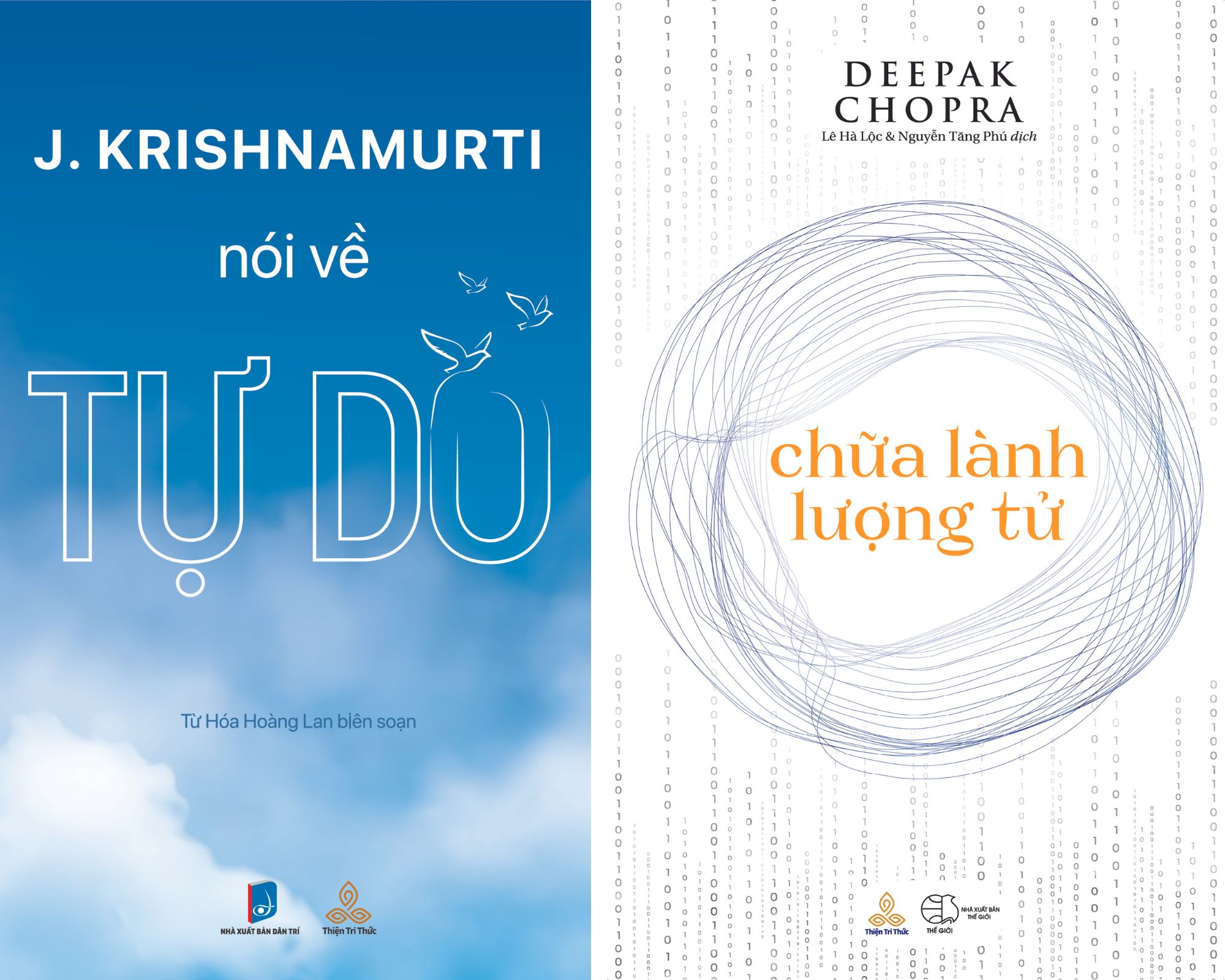 Combo sách Krishnamurti Nói Về Tự Do và Chữa lành Lượng Tử