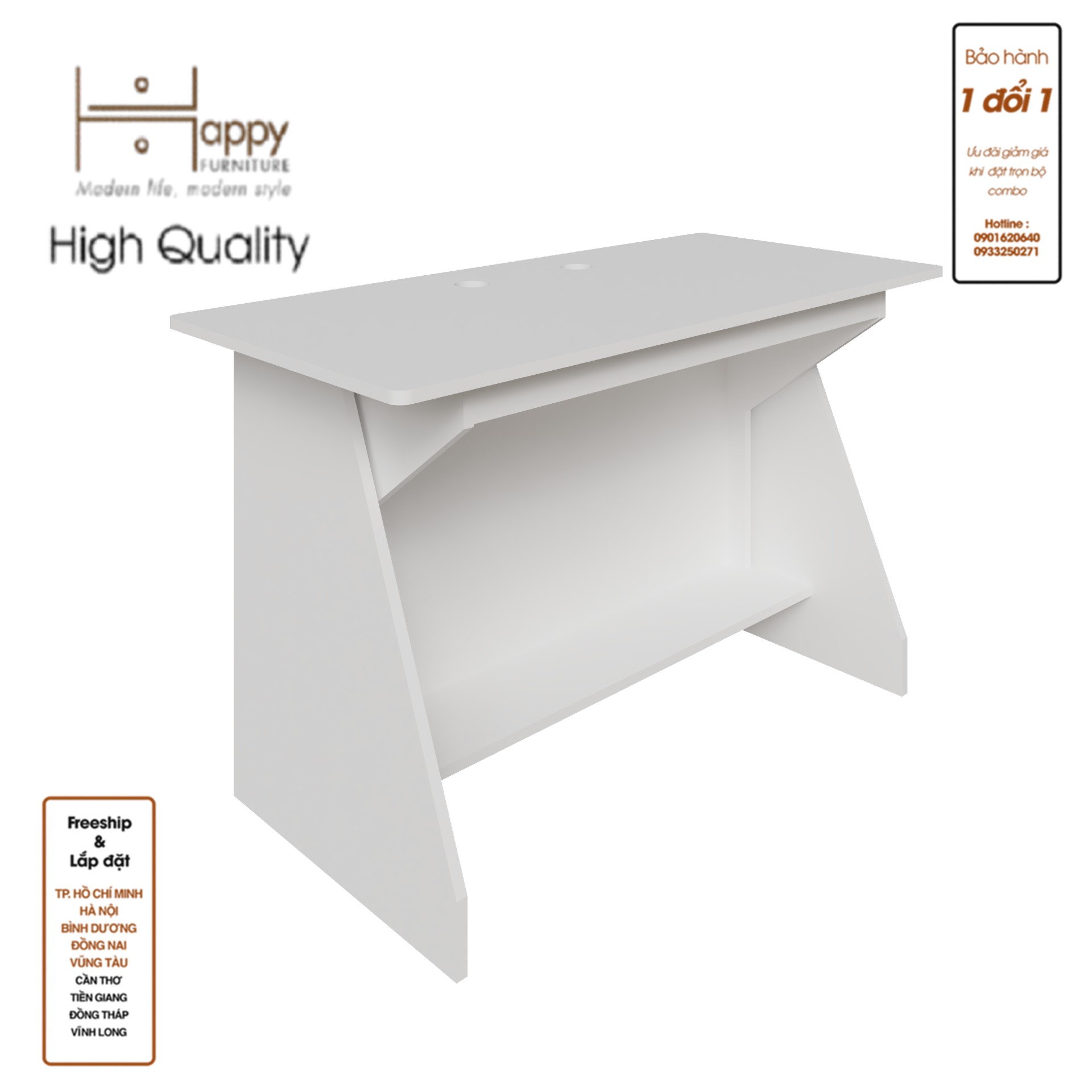 [Happy Home Furniture] HELI, Bàn nâng hạ tăng giảm chiều cao, 120cm x 60cm x 75cm ( DxRxC), BAN_E_009