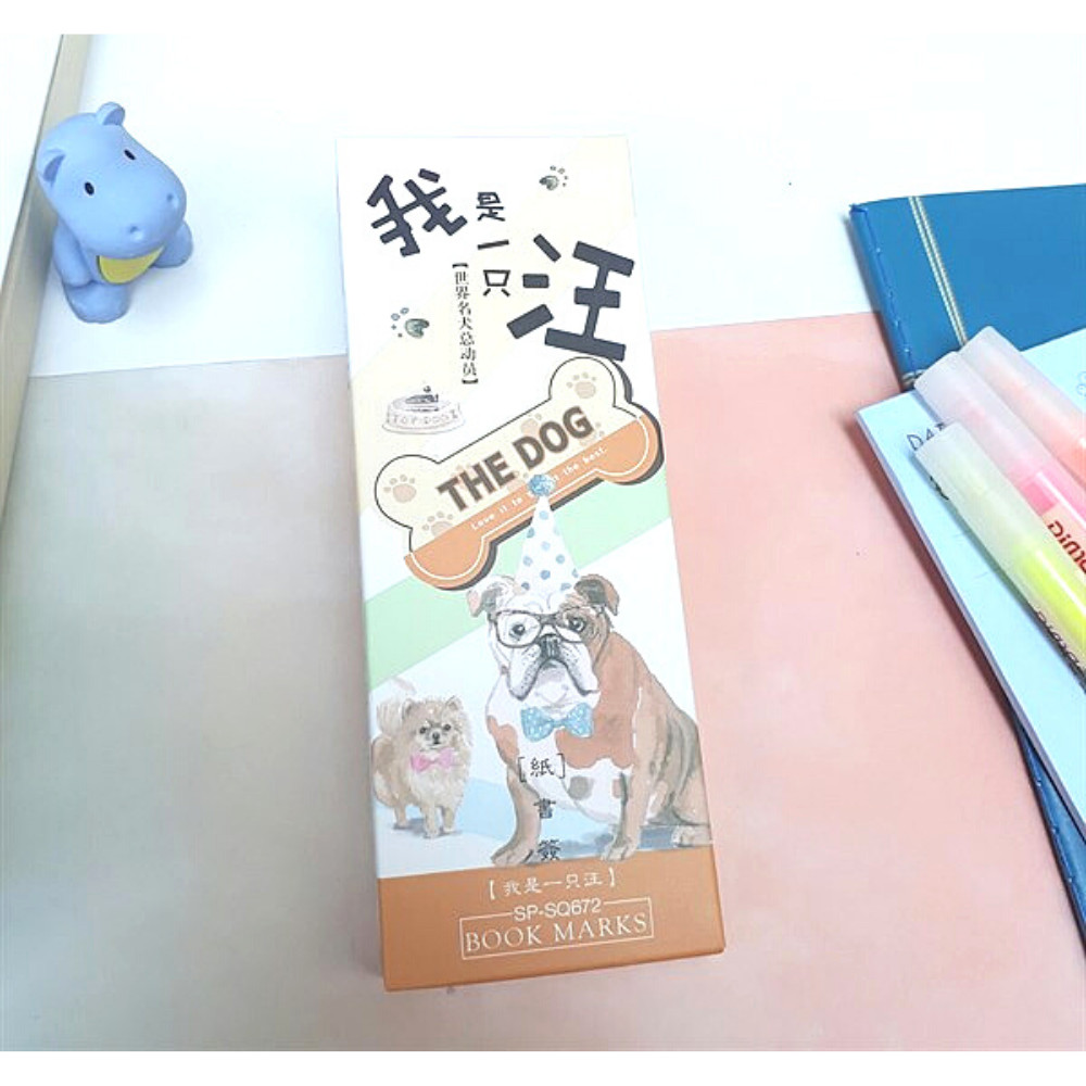 Bộ 30 Bookmark Đánh Dấu Sách The Dog