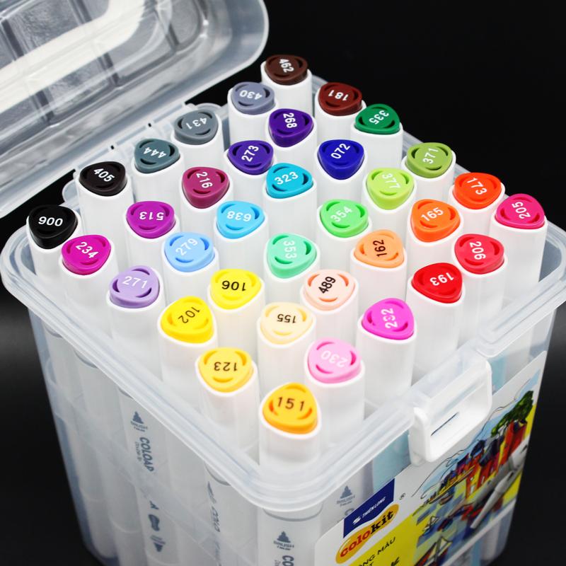 Hộp 36 Bút Lông Màu Mỹ Thuật Colokit Art Marker AM-C005