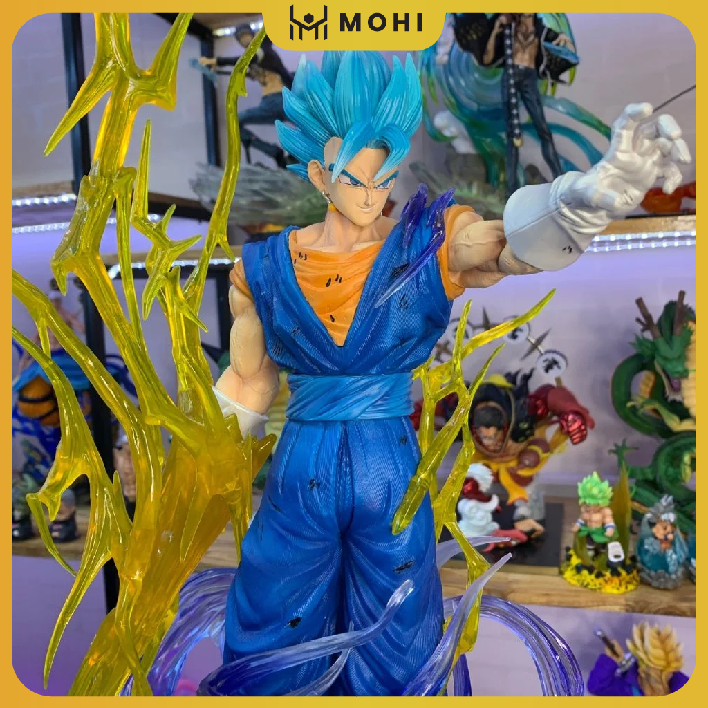 Mô Hình DragonBall Vegito siêu phẩm tặng kèm 1 bán thân cao 58cm - nặng 4kg - Figure DragonBall - Có Hộp màu