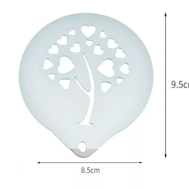 Khuôn inox tạo hình trang trí cho cà phê, bánh ngọt