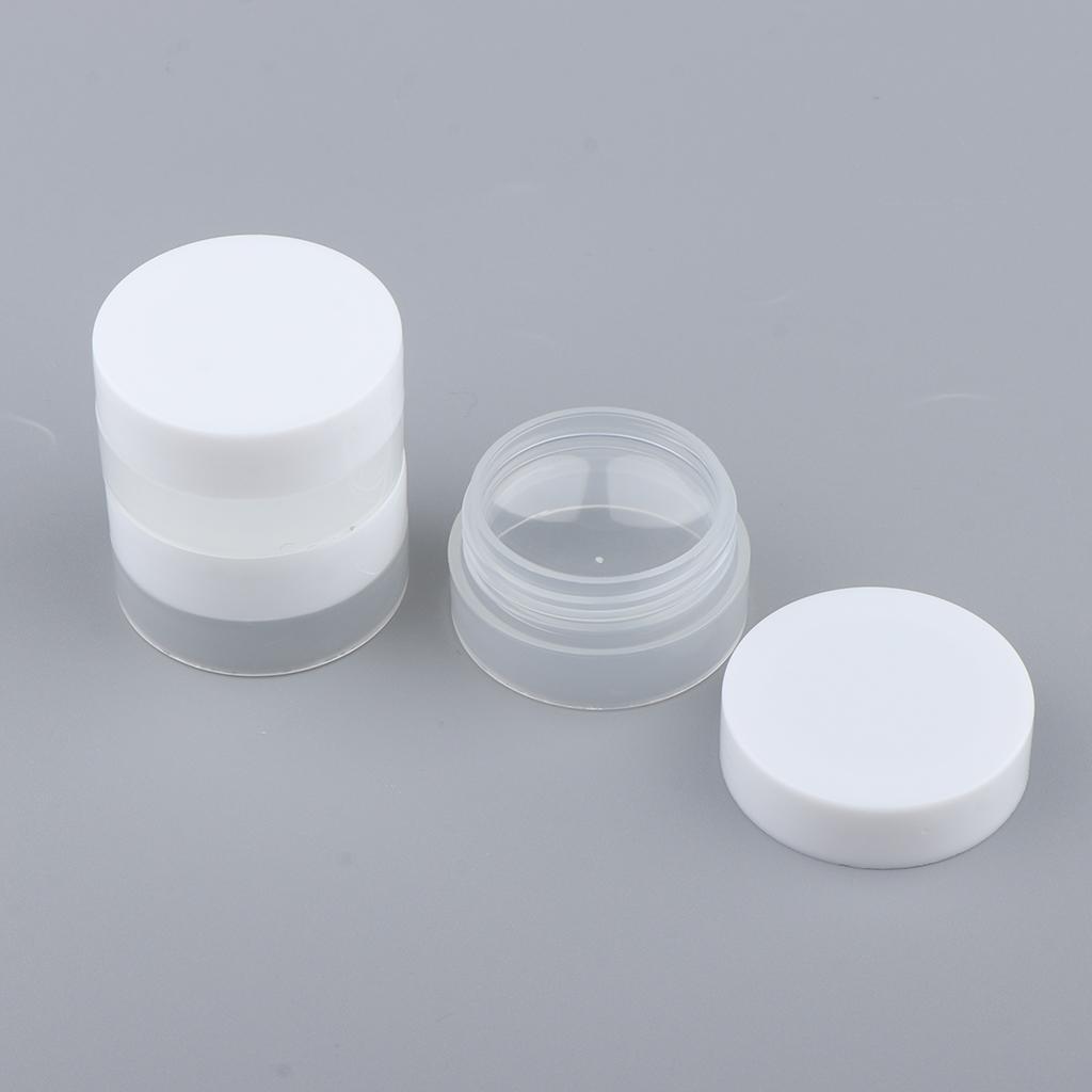 10Pcs Empty Round Makeup Jar Pot Travel Cream Cosmetic Container
