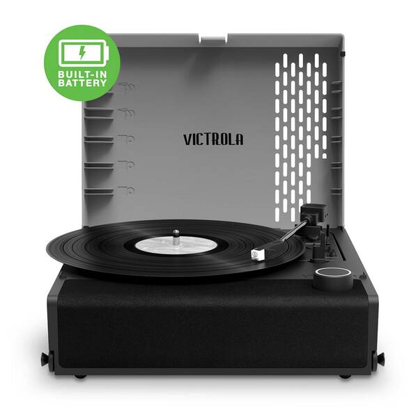 Victrola Revolution GO Turntable w/BT speaker, Rechargeable Battery, Vinyl Stream - New 100%