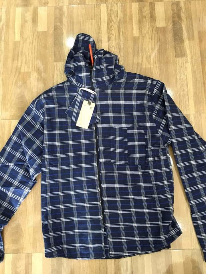 Áo chống nắng kẻ caro nam cá tính- giao ngẫu nhiên