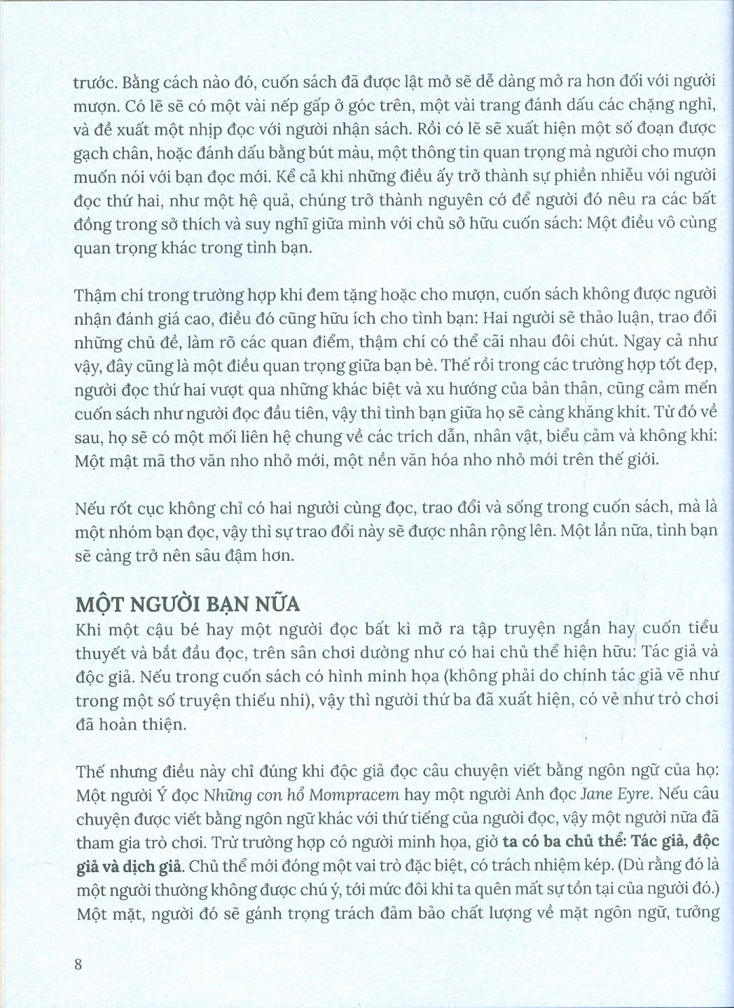 NHỮNG NGƯỜI BẠN TỪ TRANG SÁCH - Roberto Piumini - Trần Dương Hiệp dịch - Nhà xuất bản Kim Đồng.