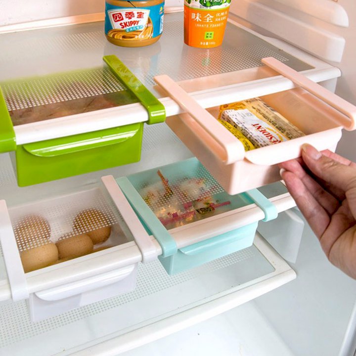 Khay nhựa để tủ lạnh - Giao màu ngâu nhiên