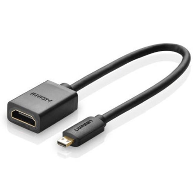 Cáp Micro HDMI to HDMI âm 20cm Ugreen 20134 (cao cấp)