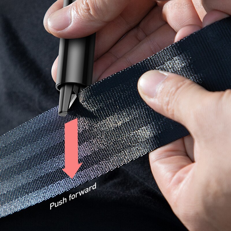Dụng cụ sinh tồn Baseus Sharp Tool Safety Ham-mer CRSFH (tích hợp Dao cắt và phá kính) - Hàng chính hãng