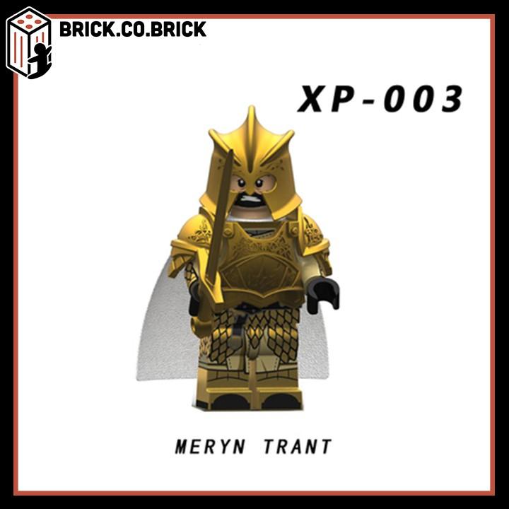 Đồ chơi Lắp ráp minifig Hiệp sỹ Giáp vàng Game of Throne Trung cổ Trò Chơi Vương Quyền KT1001 - XP-006