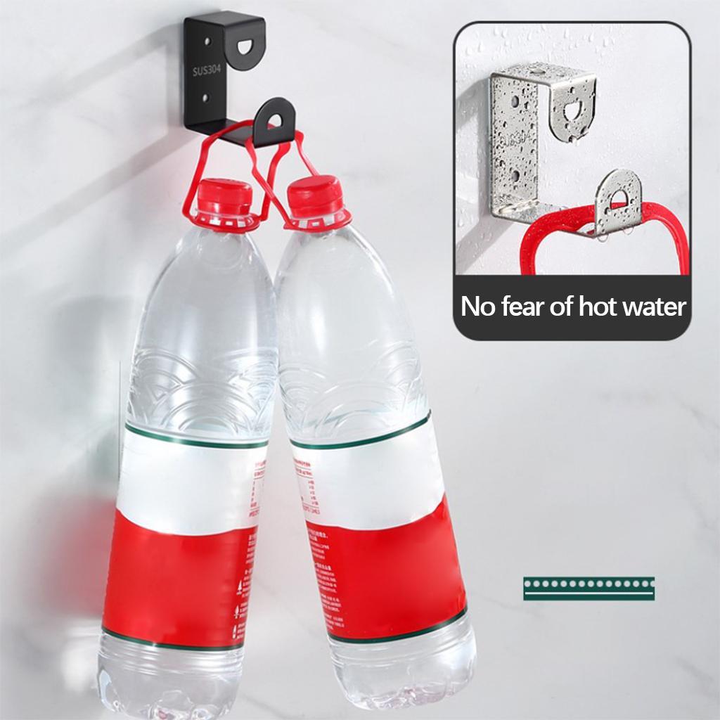 Shower Caddy Bathroom Shelf Storage Holder with Hooks Triangle Silver