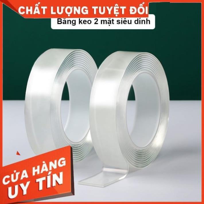 BĂNG DÍNH ĐA NĂNG 2 MẶT TRONG SUỐT SIÊU CHẮC