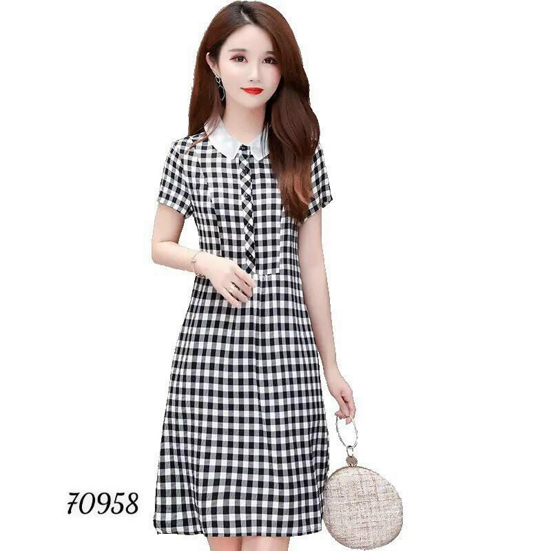 ĐẦM DỰ TIỆC CARO NỮ SIÊU XINH