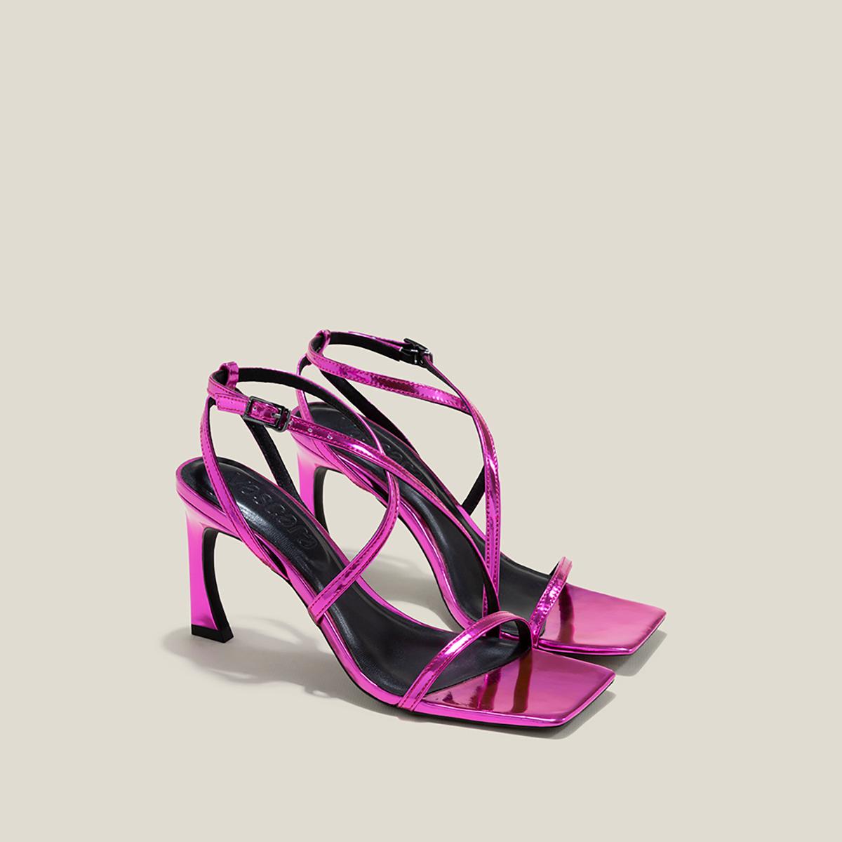 Vascara Giày Sandal Metallic Quai Mảnh - SDN 0762