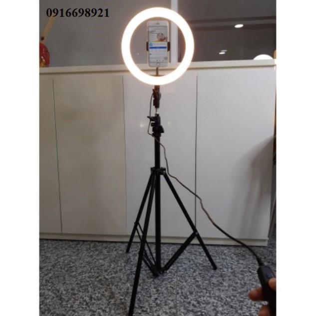 Đèn spa live stream 26cm chân 1,7m hạ được xuống 60cm,livestream makeup