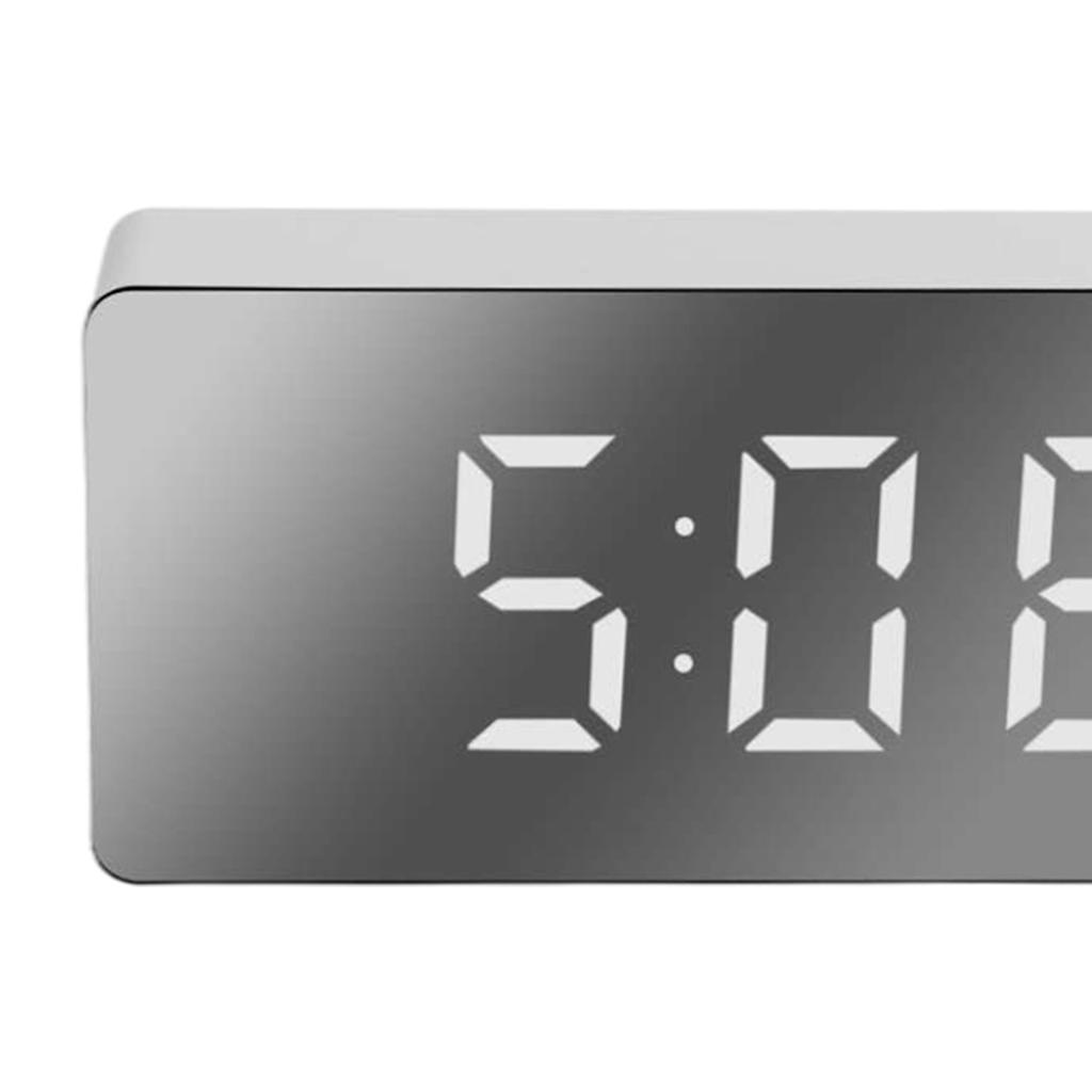 Digital Alarm Clock Large Date Snooze Time 3'' Table Clocks Decoration