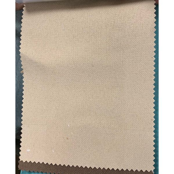 Rèm cửa vải LUCYA18-5 có thanh treo hợp kim nhôm màu gỗ đầu tròn - cao cố định 2m
